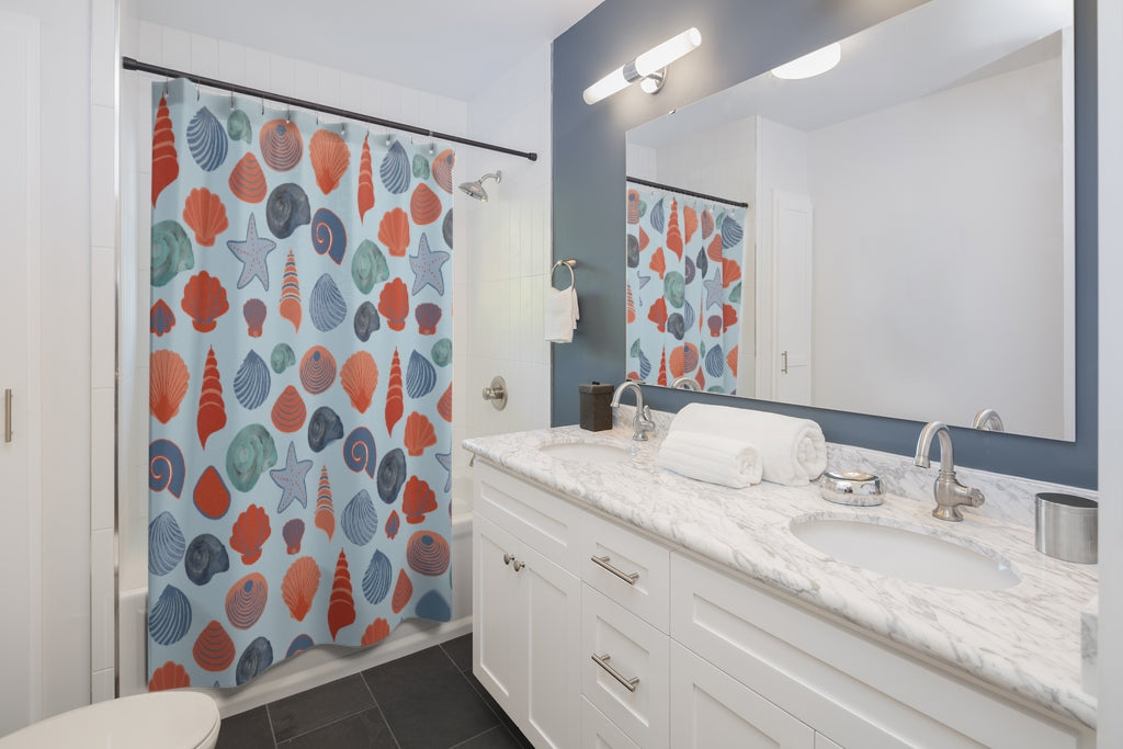 Sea Shell Shower Curtain