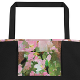 Sakura Cherry Blossoms Beach Tote Bag (16"x20")