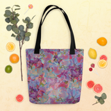 Sweetpeas Tote Bag (15"x15")