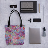 Sweetpeas Tote Bag (15"x15")