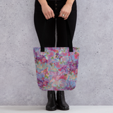 Sweetpeas Tote Bag (15"x15")