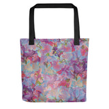 Sweetpeas Tote Bag (15"x15")