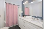 Vintage Pink Floral Shower Curtain (71"x74")