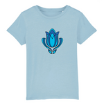 Vintage Flowers Blue Tulip Child's T-Shirt (Child)
