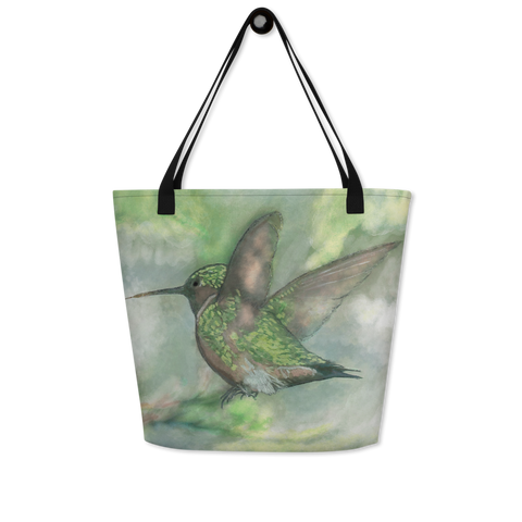 Hummingbird Beach Tote Bag (16"x20")