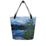 By the Lake Beach Tote Bag (16"x20")