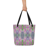 Lupins Beach Tote Bag (16"x20")