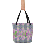 Lupins Beach Tote Bag (16"x20")