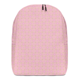 Vintage Light Pink Floral Minimalist Backpack