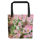 Sakura Cherry Blossoms Tote Bag (15"x15")