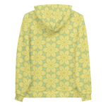 Yellow and Blue Floral Unisex Hoodie (Adult)