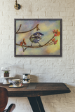 Bird and Blossom Giclée Art Poster