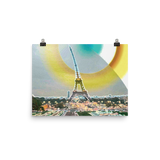 Eiffel Tower Tilt #1 Giclée Art Poster