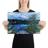 By the Lake Giclée Art Poster