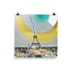 Eiffel Tower Tilt #1 Giclée Art Poster