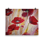 Emi Collection Poppies Giclée Art Poster (inches)