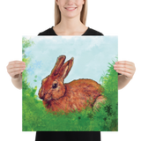 Bunny Giclée Art Poster