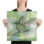 Hummingbird Giclée Art Poster