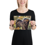 Pici Hungarian Puli Dog Cezanne Giclée Art Poster