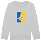 Peace - Stand with Ukraine (orange bird) Child's Sweatshirt - Organic (Child)