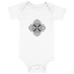 Geometric Spiral 100% Organic Cotton Baby Onesie Bodysuit (Child)