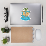 Fox and Succulent Bubble-Free Stickers